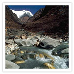 Bank of Bhurungdi Khola